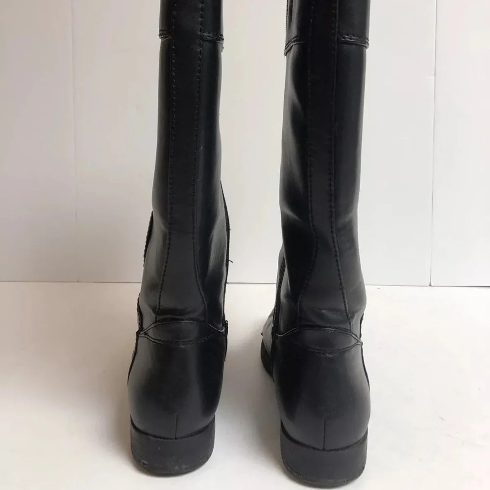 Tommy Hilfiger Women’s Shano, Black Riding Boots Black, Size 9.5 M.